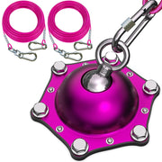 TOPKNOT piquet rotatif face montrant la base solide et rotation 360° pour liberté