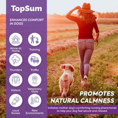 TopSum diffuseur branché en prise violet pour diffusion constante apaisante