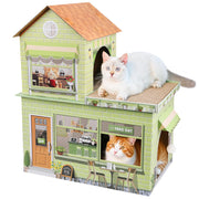 TOYSBOOM maison café vue frontale offrant espace repos et décoration