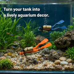 Toyvian texture PVC gros plan indiquant solidité et durabilité pour aquarium