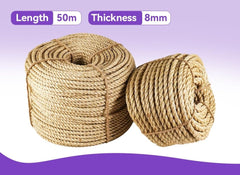TrainPro gros plan fibres de sisal naturelles montre texture résistante