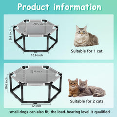 Tresbro hamac chat gros plan du tissu maillé respirant et doux