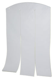 TRIXIE battant PVC vue de face montrant la transparence et protection contre les intempéries