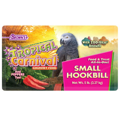 Tropical Carnival aliment en utilisation sur perchoir encourage activité et jeu