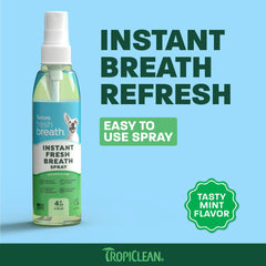 TropiClean détail du bec vaporisateur, application précise et rapide