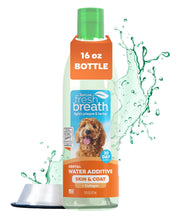 TropiClean bouteille avant avec étiquette visible pour identification et confiance