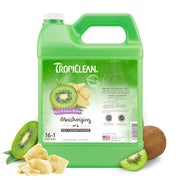 TropiClean bouteille face avant montrant le format gallon et bénéfice économie