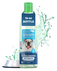 TropiClean bouteille face montrant l'emballage et les bénéfices pour l'haleine