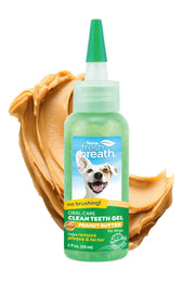 TropiClean emballage avant montrant le gel et bénéfice haleine fraîche