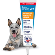 TropiClean HomeVet tube avant plan rapproché, permet application précise