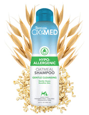 TropiClean OxyMed face du flacon montrant emballage apaisant