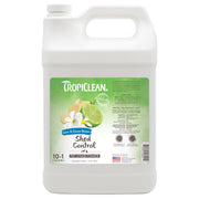 TropiClean emballage gallon montrant format économique et utilisation pro
