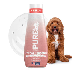 TropiClean flacon avant montrant l'emballage, souligne douceur et sécurité
