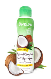 TropiClean bouteille face montrant emballage et facilité d'utilisation