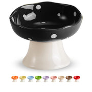 TRUNDISAN bol champignon noir face montrant design élégant et stabilité