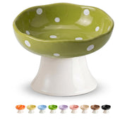 TRUNDISAN gamelle champignon face vue décorative et stable pour repas quotidien