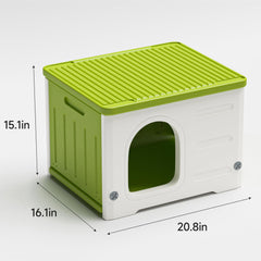 TSEHOOHOO intérieur spacieux, offre confort pour deux chats