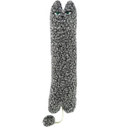 TTcat coussin devant montrant yeux brodés et silhouette attirante