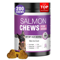 TTLXBL pot de 200 chews montrant format économique et conservation