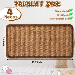 Tuanse gros plan texture sisal robuste pour limage efficace des griffes