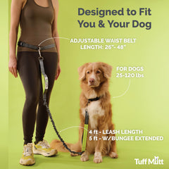 Tuff Mutt gros plan sur l'élastique bungee offrant absorption des chocs