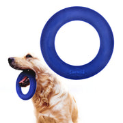 Tuff Pupper anneau face montrant la forme ronde et la prise facile