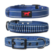 Tuff Pupper vue avant du collier montrant design robuste et boucle sûre