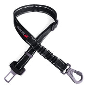 Tuff Pupper face de l’emballage montrant la ceinture et avantages sécurité