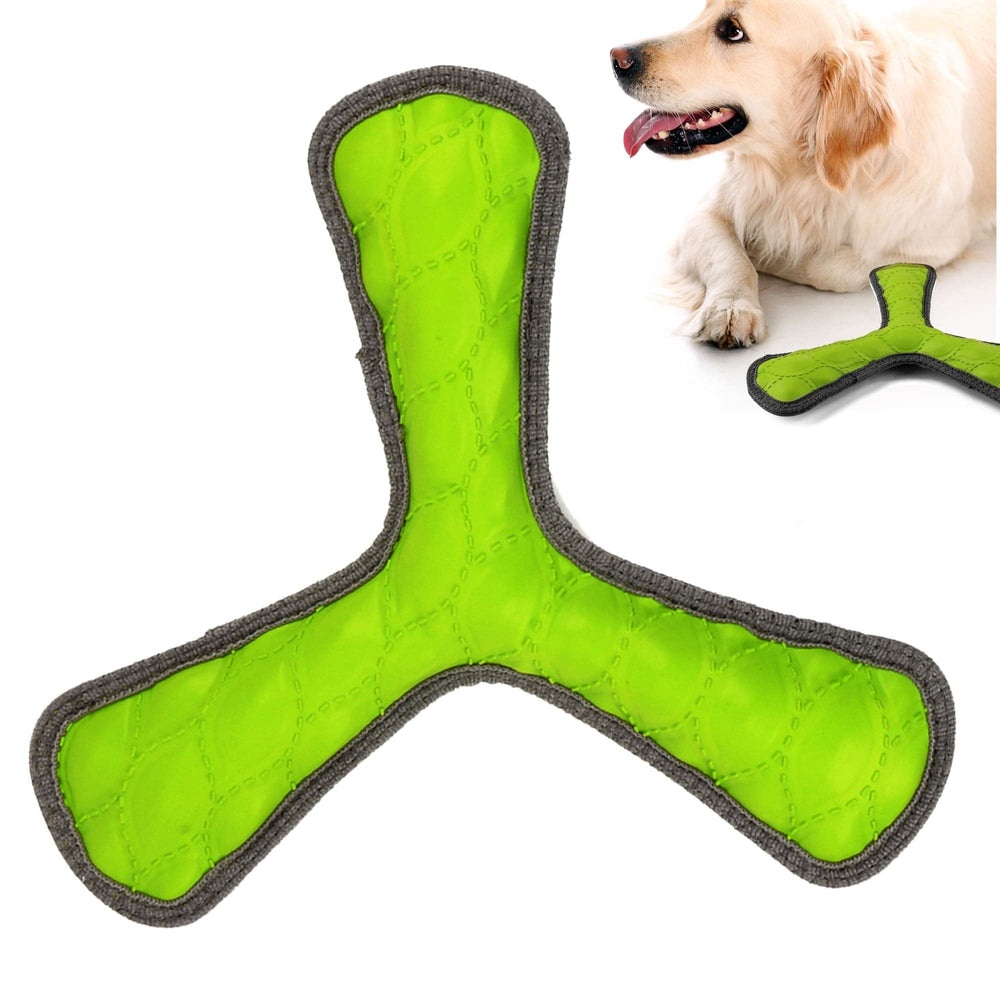Tuff Pupper frisbee face avant montrant forme et couleurs attrayantes