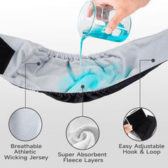 Tuiskusa gros plan du tissu absorbant montrant rétention d’humidité