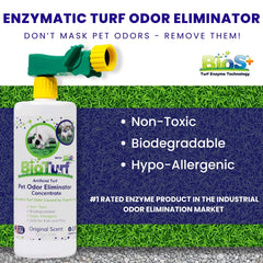 TurFresh gros plan du liquide BioS+ montrant texture enzymatique bénéfice action ciblée