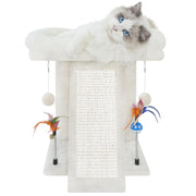 TWDEPART arbre à chat face avant montrant stabilité et design compact