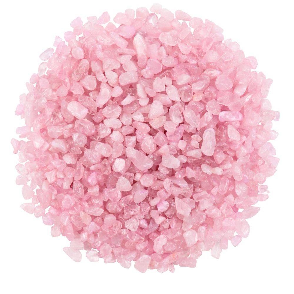 Twdrer emballage avant montrant 2 lb de chips rose pour une déco immédiate