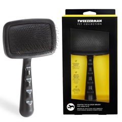 Tweezerman vue avant de la brosse montrant forme et efficacité