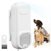 uahpet vue avant de l'appareil neutralise odeurs près litière