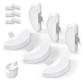 uahpet pack de six filtres et douze éponges, remplacement pratique