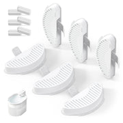 uahpet pack de six filtres et douze éponges, remplacement pratique