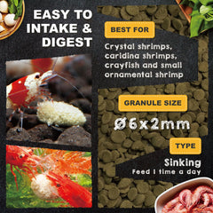 Ultra Fresh granulés dispersés dans l'aquarium pour une alimentation contrôlée efficace