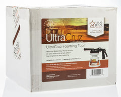 UltraCruz Foaming Tool gros plan de la buse montrant mécanisme mousseur efficace