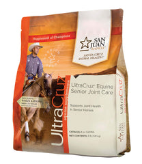 UltraCruz gros plan sur granulés illustrant texture et mélange uniforme