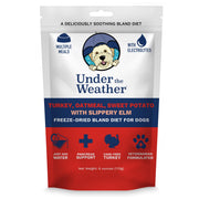 Under the Weather emballage devant montrant la portion pratique et la recette apaisante