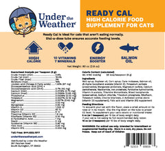 Under The Weather tube Ready Cal gros plan montrant le design doseur pratique