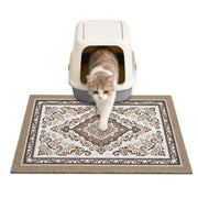 Unicorn Catcher vue face avant du tapis montrant sa surface attrape-litière
