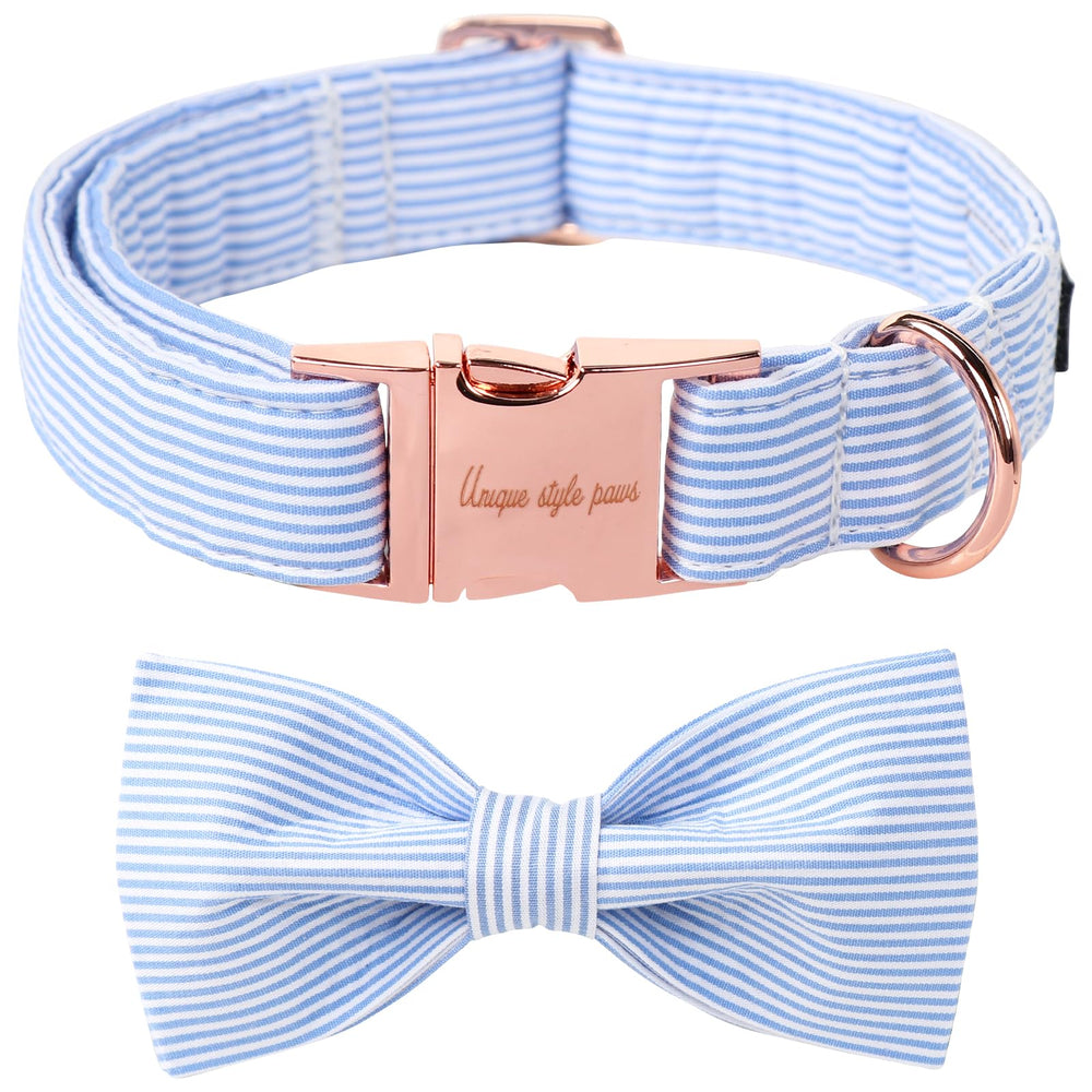 Unique Style Paws collier vu de face montrant le nœud élégant et le confort