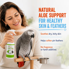 UnRuffledRx gros plan ingrédients montrant l'aloe vera naturel et bénéfice hydratant