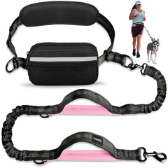 Uppetly vue avant du produit sur fond neutre montrant la laisse et la ceinture, sécurité visible
