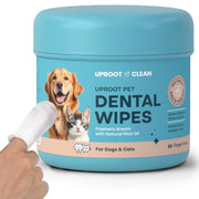 Uproot Clean emballage avant montrant 50 lingettes, pratique