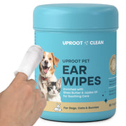 Uproot Clean emballage face présentant le paquet pratique et les 50 lingettes