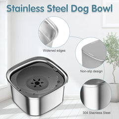 UPSKY gamelle en usage par un chien limitant éclaboussures et saletés