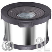 UPSKY gamelle 8L vue avant montrant capacité et design anti-débordement